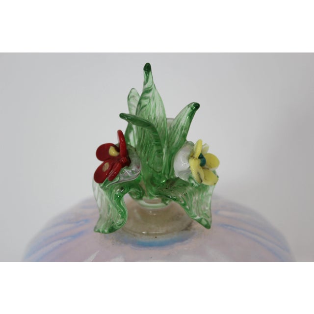 Murano Vintage 1940s Murano Glass Compote For Sale - Image 4 of 5