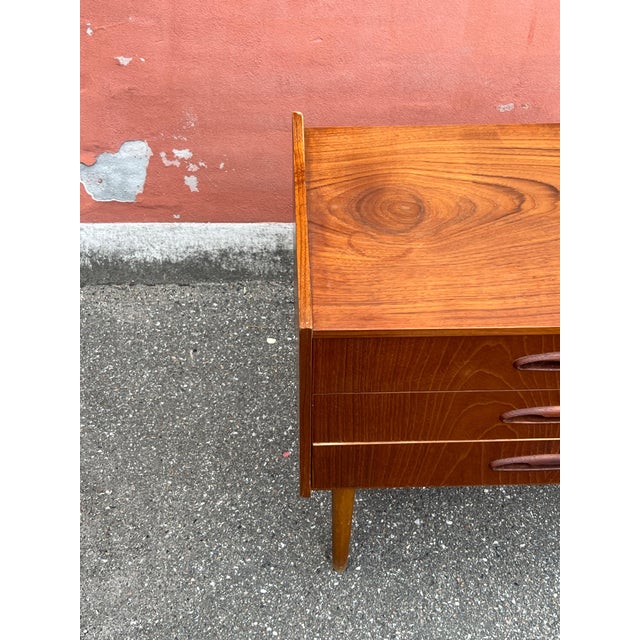Vintage Danish Teak Chest of Drawers, 1960s For Sale - Image 3 of 14