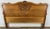Brown Vintage French Louis XVI Carved Oak Double Bed Headboard For Sale - Image 8 of 8