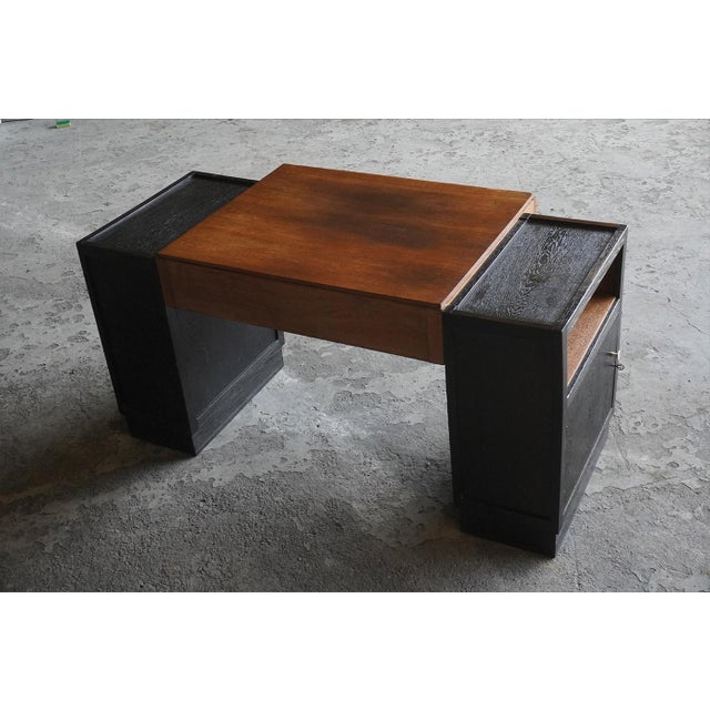 Wood Dutch Hague School Desk in Oak by COR, 1930s For Sale - Image 7 of 11