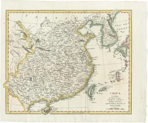 China with Hainan and Formosa Islands and the Kingdoms Corea and Tonkin, 1802
