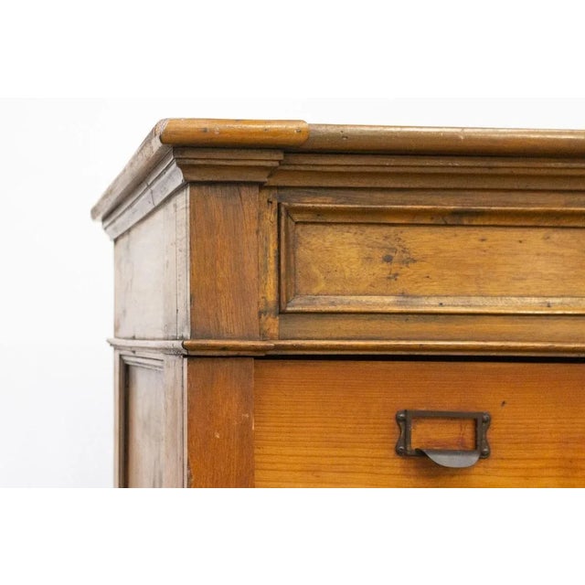 Antique 18 Drawer Oak Filing Cabinet, 1950s For Sale - Image 4 of 13