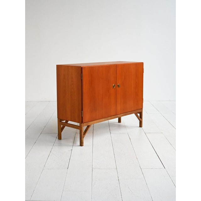 Danish Model 232 Sideboard by Børge Mogensen for FDB, 1960s For Sale - Image 3 of 13