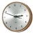 Clock with Gold Finish from Gent of Leicester, England, 1960s For Sale