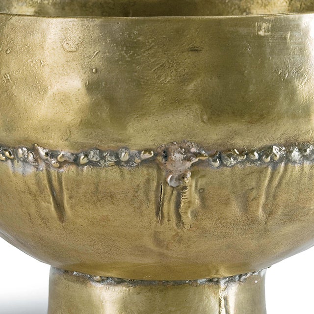 Not Yet Made - Made To Order Regina Andrew Bedouin Bowl Platform in Brass For Sale - Image 5 of 6