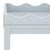 Spritely Home Darlyn Scalloped 1 Drawer Accent Table in Winter Sky For Sale - Image 4 of 9