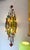 Longobard Large Pair of Hammered Glass Wrought Iron Sconces by Longobard, Italy. 1970s For Sale - Image 4 of 15