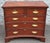 Mid 20th Century Federal Style Recessed Front Mahogany Five-Drawer Chest For Sale - Image 13 of 18