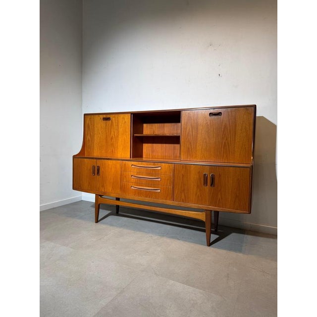 Wood Mid-Century Modern Fresco Highboard from G-Plan, 1960s For Sale - Image 7 of 7