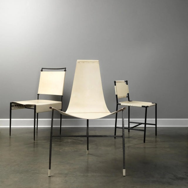 White Jamie Young Asher Dining Chair in White For Sale - Image 8 of 10