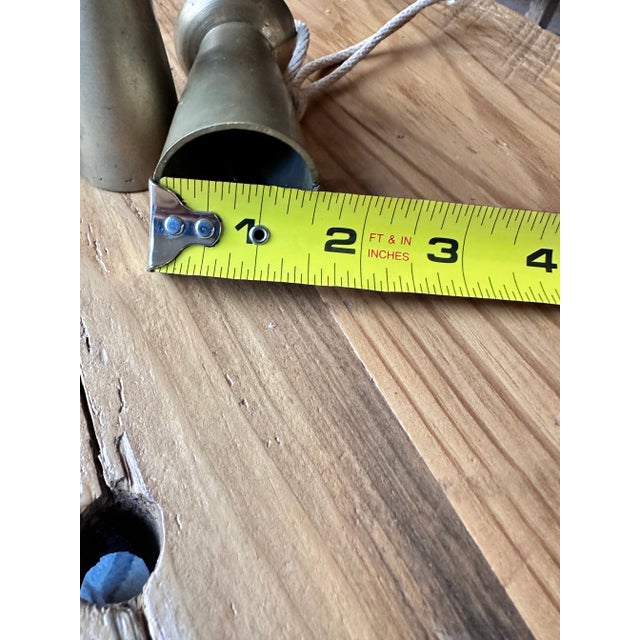 Mid 20th Century Brass Bells Graduated Set of 4 For Sale - Image 5 of 10