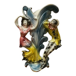 Rare Find! Vintage Mid-Century Ceramic Figural Vase For Sale