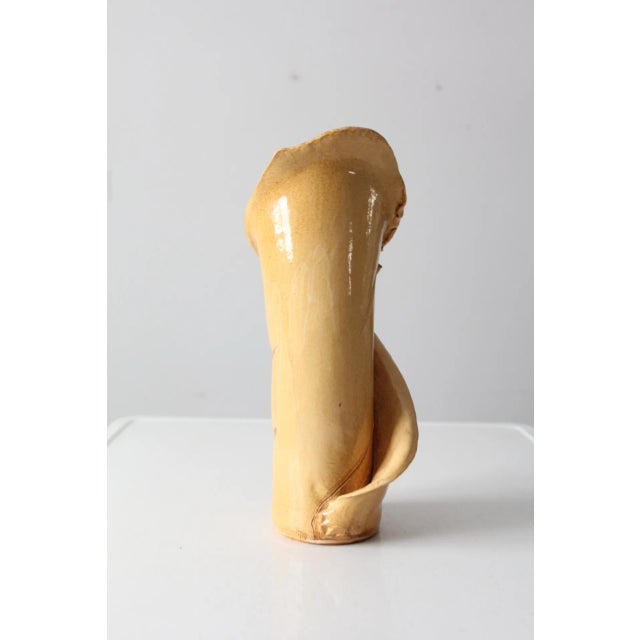 Free Form Studio Pottery Vase Circa 1999 For Sale - Image 4 of 13