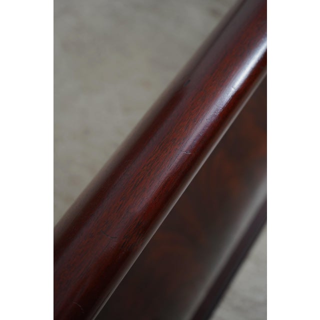 Thomasville Queen Size Mahogany Sleigh Bed For Sale - Image 9 of 12