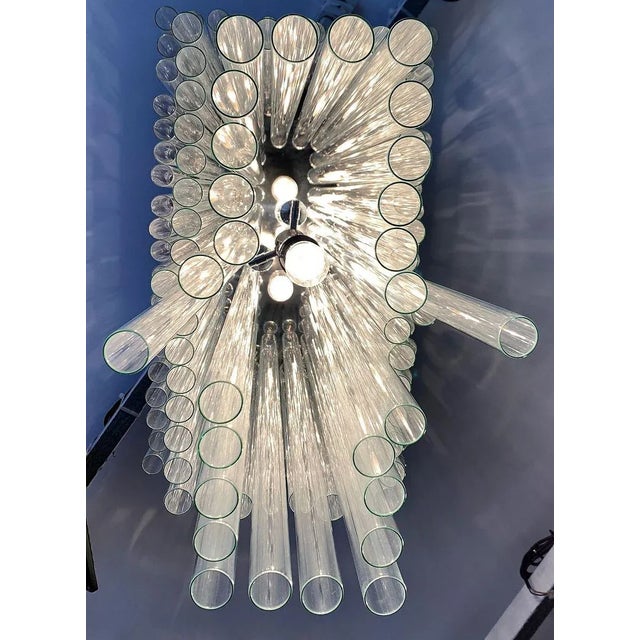 Glass Tube Ceiling Lamp, 1970s For Sale - Image 6 of 13