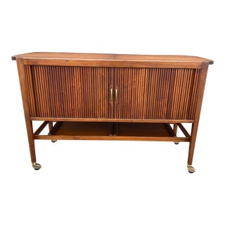 Kipp Stewart for Drexel Declaration Mid Century Modern Serving Cart For Sale