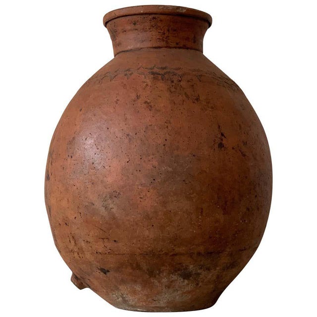 17th Century Spanish Red Terracotta Vessel, Vase, Planter With Low Tap For Sale - Image 13 of 13
