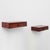Mid-Century Modern Danish Wall-Mounted Nightstands in Walnut, 1960s, Set of 2 For Sale - Image 15 of 15