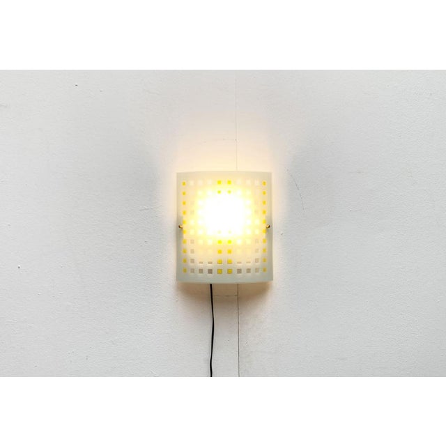 Vintage Postmodern Glass Wall Lamps from DIY Light, 1980s, Set of 2 For Sale - Image 4 of 18