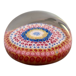 Baccarat Floral Millefiori Glass Paperweight 1970 Limited Edition #69
