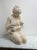 Large Vintage Art Ceramic Sculpture of Woman Feeding Baby, 1980s For Sale - Image 3 of 16