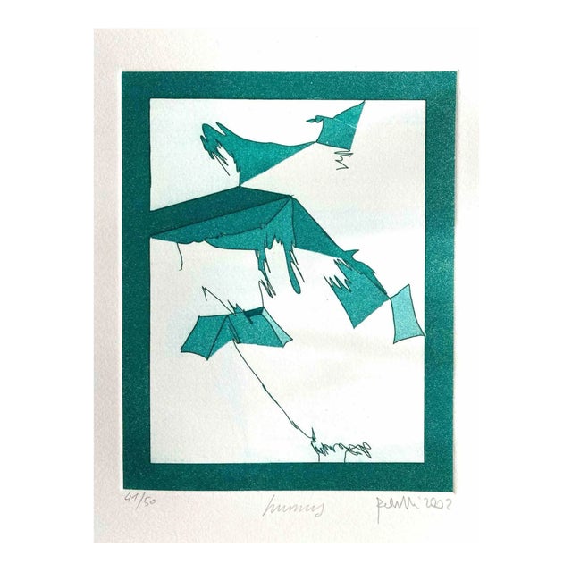 Achille Perilli, Mottetti, Etching, 2002 For Sale