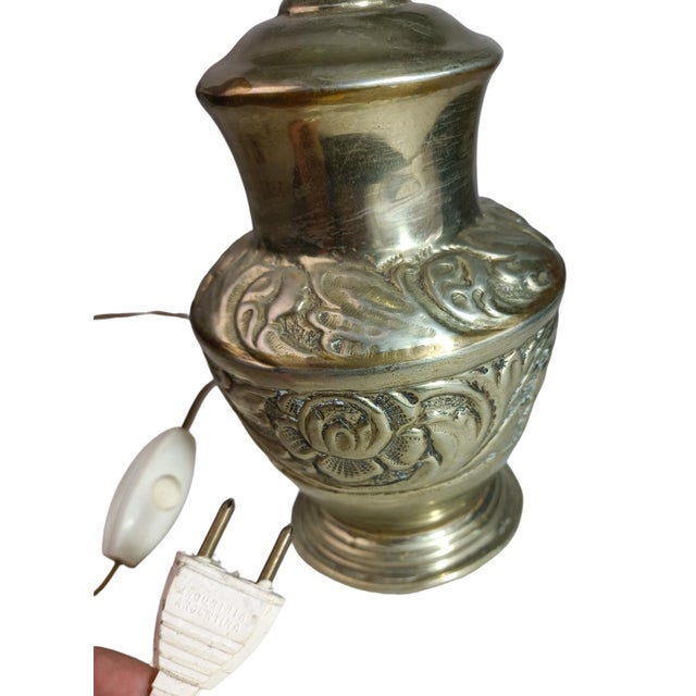 Art Deco Seta Table Lamp, Argentina, 1930s For Sale - Image 4 of 11