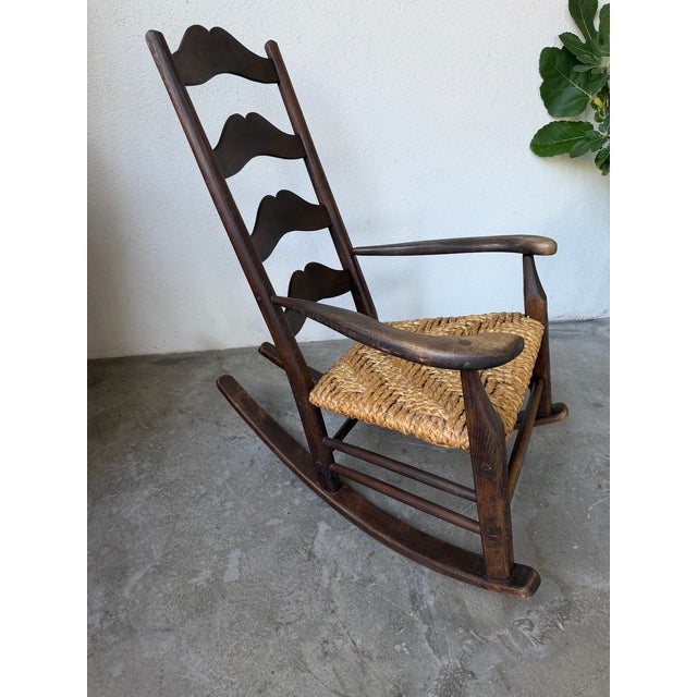 Antique French Rocking Chair, 1900s For Sale - Image 18 of 18