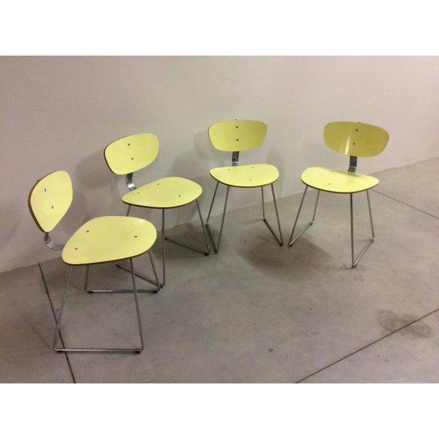 Mid-Century Modern Dining Chairs, 1950s, Set of 4 For Sale - Image 3 of 15