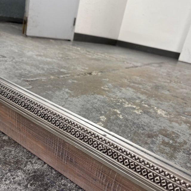 Rustic Wooden Floor Mirror For Sale In San Francisco - Image 6 of 12