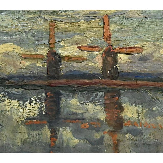 W. Delsaux, The North Sea, Early 20th Century, Oil Painting, Framed For Sale - Image 8 of 18