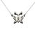 Modern 14k Gold 1.24 Carat Diamond Butterfly Pendant Necklace For Sale - Image 3 of 8
