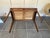 Vintage Cherry Wood and Marquetry Desk, 1950s For Sale - Image 18 of 18