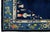 Antique Chinese Art Deco Rug in Deep Blue With Medallion & Botanical Motifs For Sale - Image 10 of 13