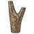 Mid-Century Modern Brass-Patinated Zinc Zoca Vase by Sonja Katzin, 1950s For Sale - Image 6 of 6