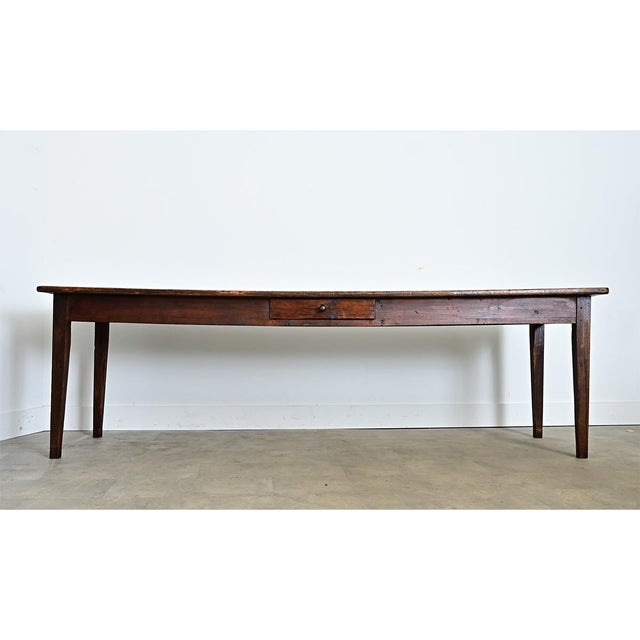 French 19th Century Pine Farm Table For Sale - Image 4 of 13