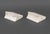 Stone Modern White Marble Book Form Bookends, Pair For Sale - Image 7 of 8