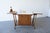 Brutalist 1960s Bert England Brutalist Forward Trend Drop-Leaf Bar Cart / Serving Cabinet For Sale - Image 3 of 15