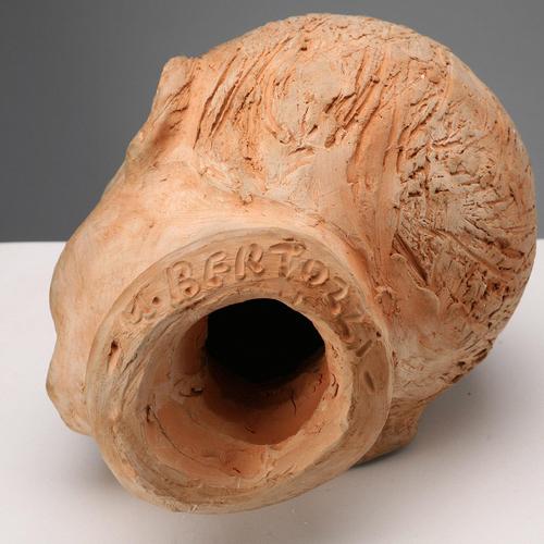 Portrait of a Boy in Terracotta from Mario Bertozzi For Sale - Image 11 of 12