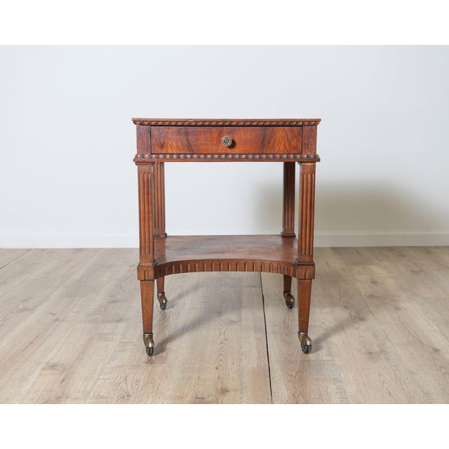 Wood Italian Side Table For Sale - Image 7 of 12