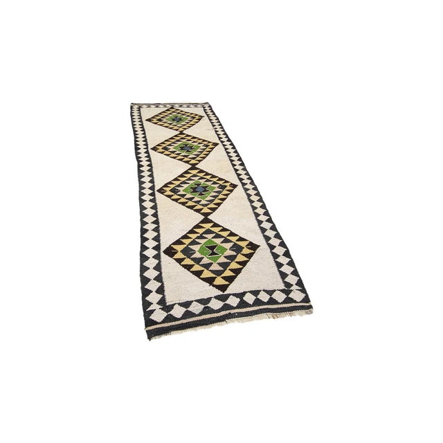 Traditional Vintage Kilim Runner For Sale - Image 3 of 7