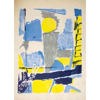 Gastone Breddo, Abstract Composition, Edition of 150, 1961, Lithograph For Sale