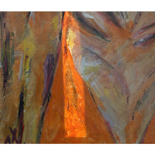 Natalia Vypritskaia, Flame, Oil on Canvas For Sale - Image 4 of 6