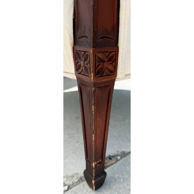 Large Pair of Shell Shaped Wingback Armchairs For Sale In Miami - Image 6 of 7