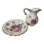 Vintage Japanese Creamer & Saucer With Victorian Courting Couple and Gold Gilt For Sale - Image 4 of 13
