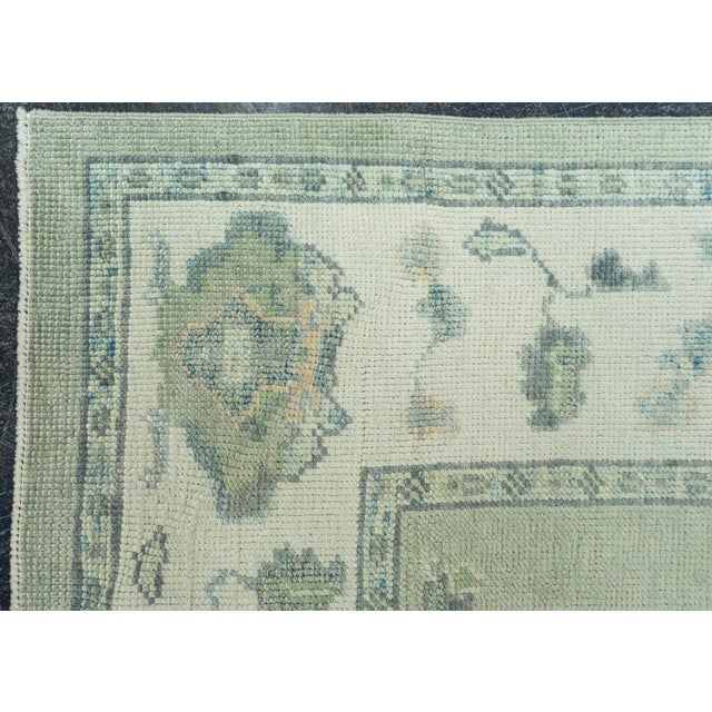 Turkish Oushak Rug 3'9"x 5'8" #19116 For Sale - Image 4 of 8