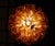Vintage Murano Chandelier with Handmade Amber Petal-Shaped Glass, 1970s For Sale - Image 4 of 11