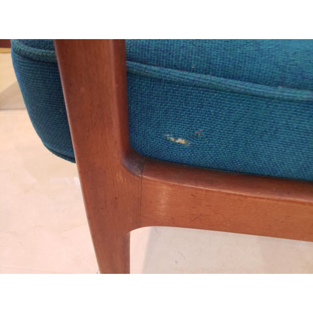 Chestnut Vintage Ole Wanscher for France & Daverkosen Fd-109 Model Lounge Chairs - a Pair For Sale - Image 8 of 12