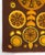 Mid-century screen-printed wall hanging. Signed by the german artist Traute Sänger Unused, very rare find in this...