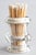 Traditional Vintage Sterling Silver & Glass Match Striker Holder For Sale - Image 3 of 9